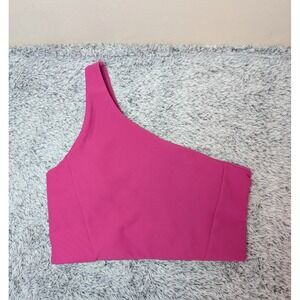 Wilo Single Strap Pink Padded Sports Bra Women's Size SMALL